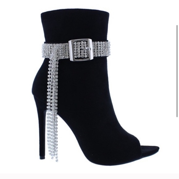 Glam Barbie belted diamanté bootie - Picture 3 of 5